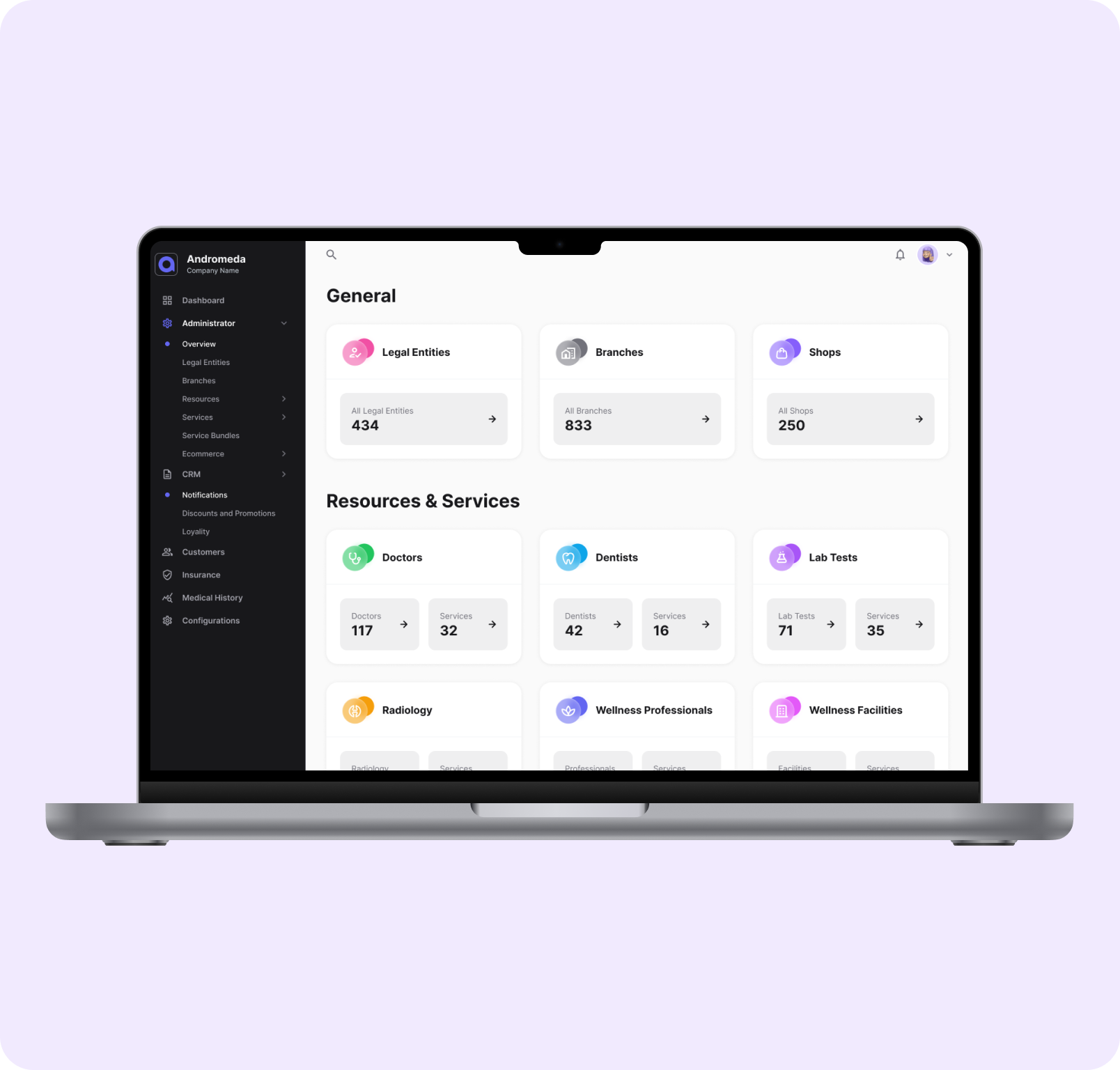Andromeda Back Office